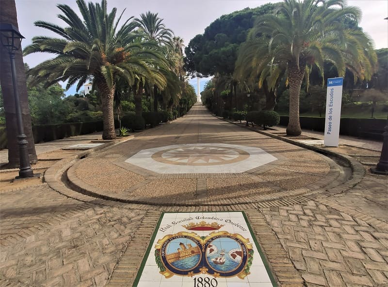 paseo de los descubridores, Palos de la Frontera