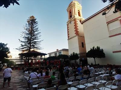 plaza del reloj, estepona