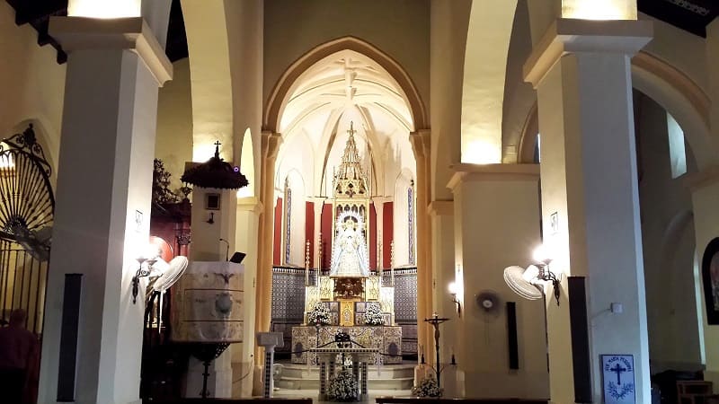 iglesia del castillo, interior, Alcala de Guadaira