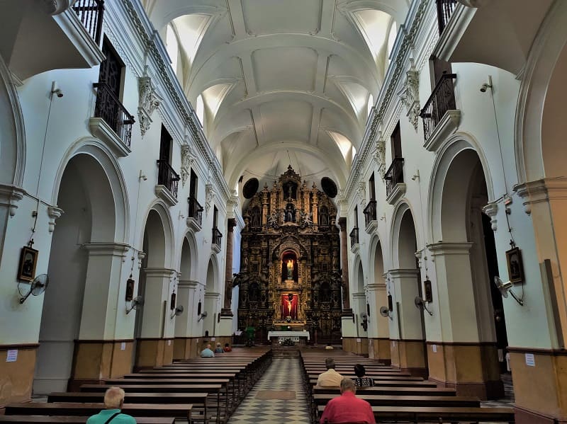 iglesia de san Francisco, interior, jerez de la frontera