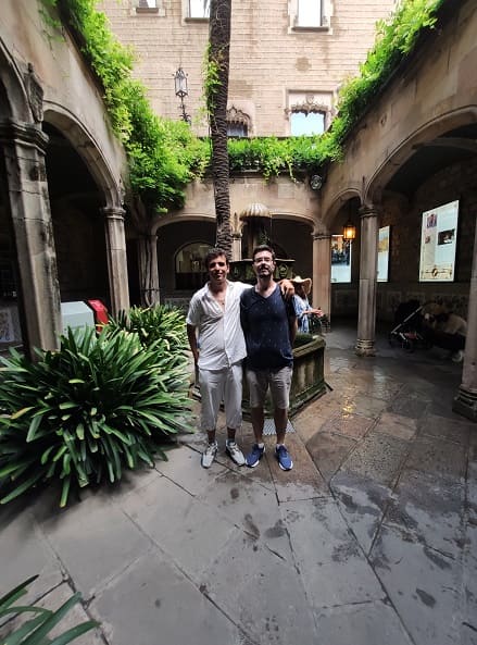 archivo historico, casa Arcediano, patio, Barcelona