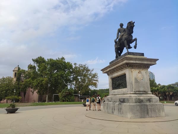 estatua General Prim, parque de la Ciudadela, Barcelona