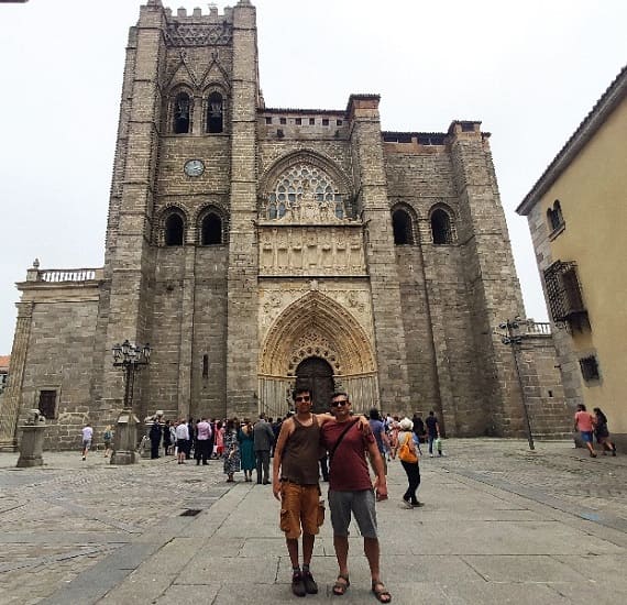 fachada de la catedral de Avila