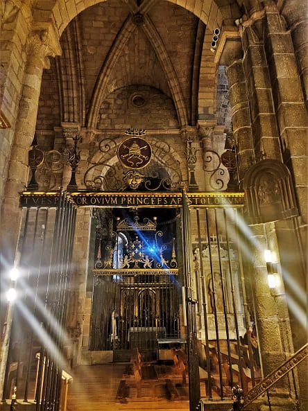 iglesia de san Pedro, interior, Avila