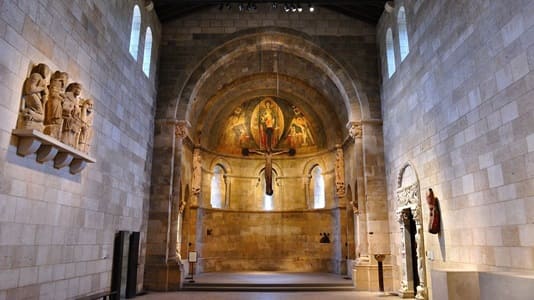 iglesia san martin, interior, fuentidueña