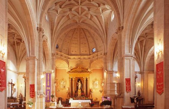 iglesia san Andres, interior, Cantalejo