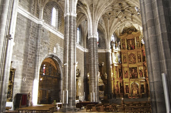 iglesia de san Sebastian, interior, Villacastin