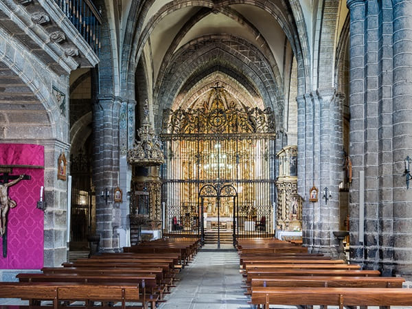 iglesia de la Asuncion, interior, Barco de Avila