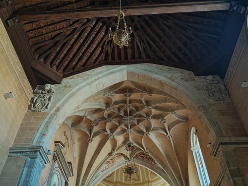 iglesia de la Asuncion, artesonado, Alba de Tormes