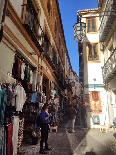 calle Elvira, bazares, Granada