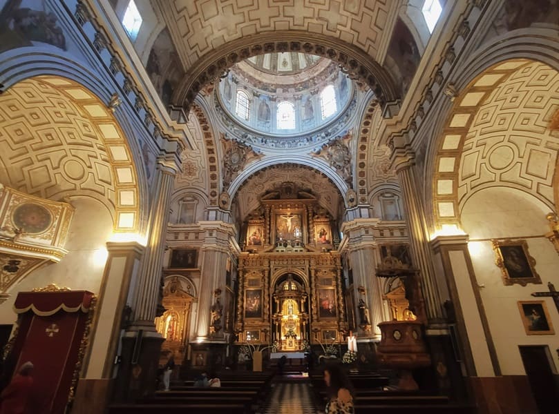 iglesia Justo y Pastor, interior, Granada