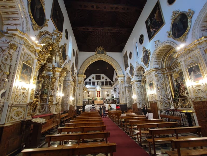 iglesia de Santa Ana y San Gil, interior, Granada