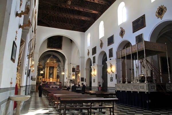 iglesia de san Juan y San Pablo, interior, Granada