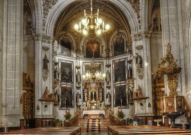 iglesia de santo Domingo, interior, Granada