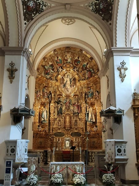 iglesia retablo, sacromonte Granada