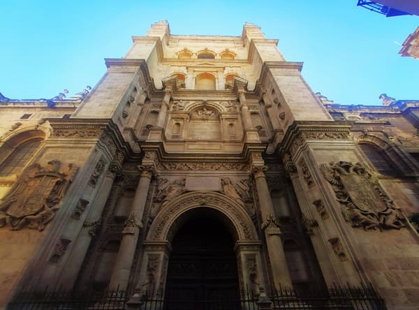 fachada lateral, catedral de  Granada