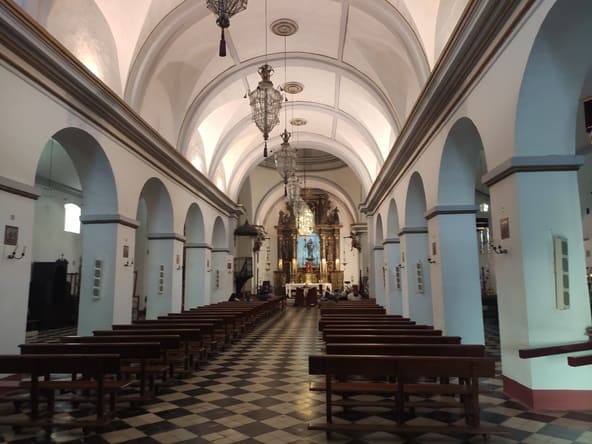 iglesia del Santo Socorro, interior, Casabermeja