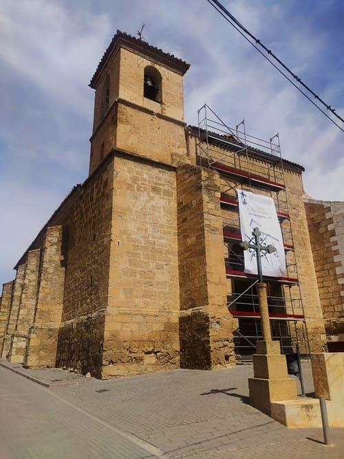 iglesia de santiago, fachada, Huescar