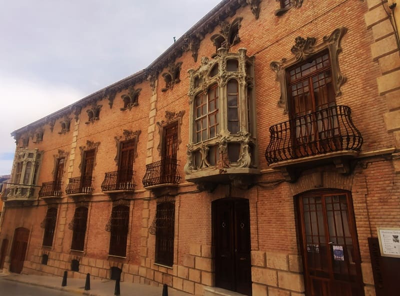 palacio Penalva, fachada, Huescar