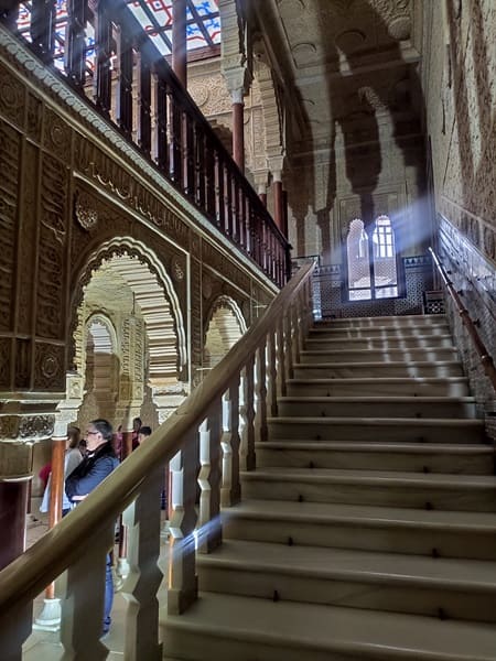 palacio Penalva, escalera, Huescar