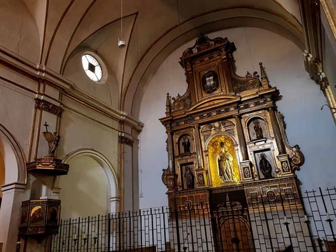 iglesia de san Nicolas, interior, Zaragoza