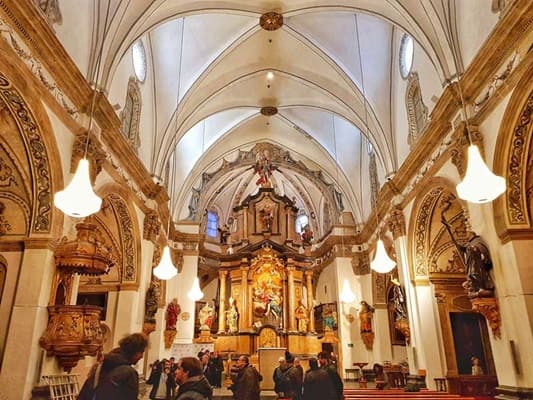 iglesia de santa María Magdalena, interior, Zaragoza