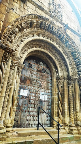 iglesia de santa María, puerta, Uncastillo