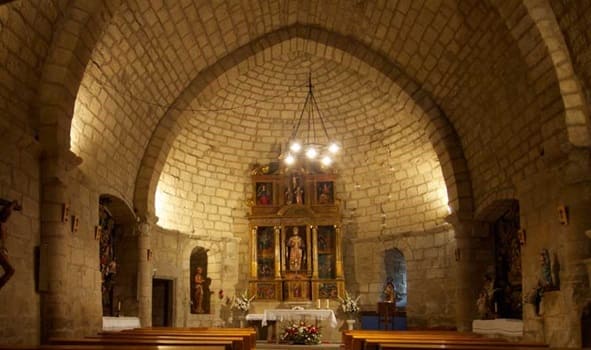 iglesia de El Salvador, interior, Layana