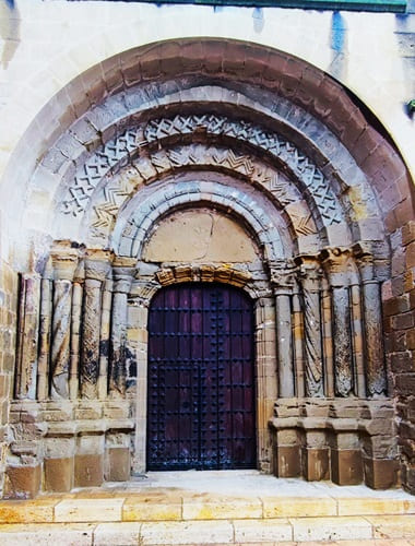 Iglesia de Santa María, puerta, Ejea de los Caballeros