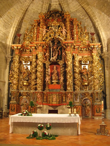 Iglesia de Santa María, interior, Ejea de los Caballeros