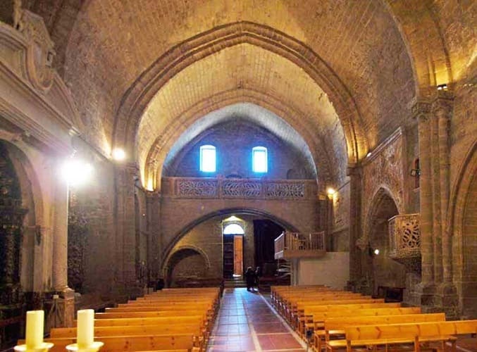 Iglesia de Santa María, interior, Ejea de los Caballeros