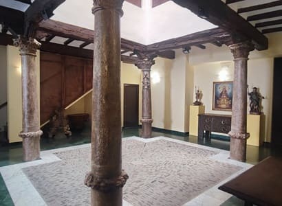 museo de Ex-colegiata, patio, Borja