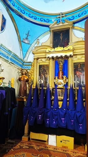 Ex-colegiata de Borja, capilla semana santa