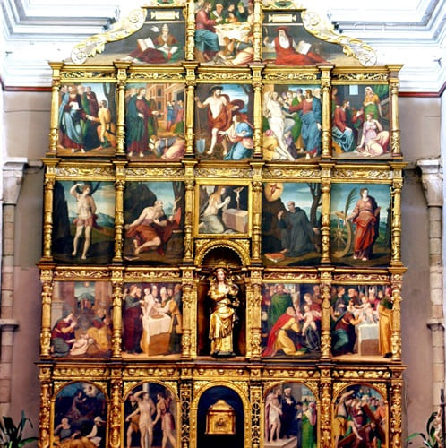 iglesia de santa María Magdalena, retablo, Tarazona