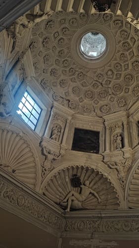 escaleras, cupula, palacio Episcopal de Tarazona